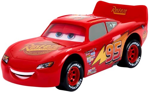 Mattel Cars Spielzeugauto Lightning McQueen mit beweglichem Gesicht-2
