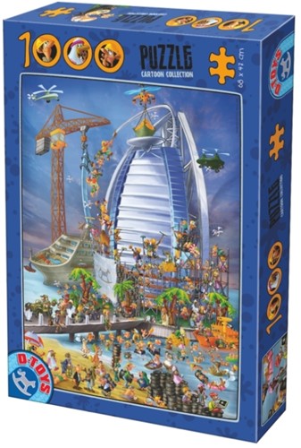 D-Toys Cartoon Collection - Burj Al Arab - 1000 Teile-2