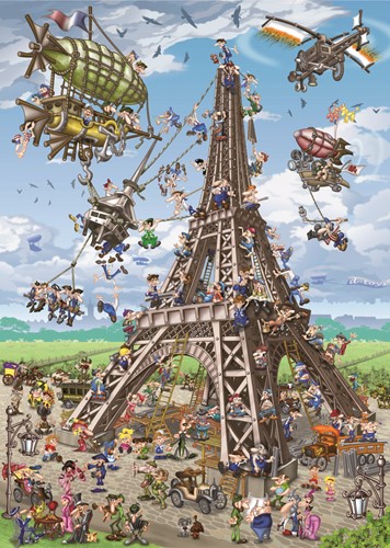 D-Toys Cartoon Collection - Eiffelturm - 1000 Teile