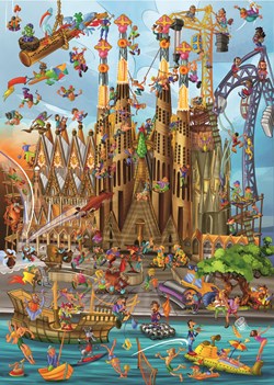 D-Toys Cartoon Collection - Sagrada Familia - 1000 Teile