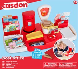 Casdon Spielzeug Postamt - pädagogisches Rollenspiel für Kinder