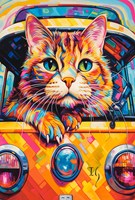 Castorland Puzzle Cat Bus Travel - 1000 Teile Jigsaw Puzzle