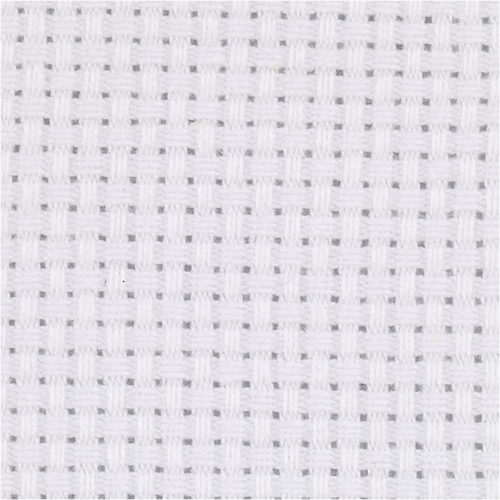 Creativ Company CC Aida Zählstoff 24/10 grob 50x50 cm weiß