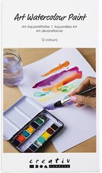 Creativ Company Aquarellfarben Set Blumen und Landschaften 12 Farben