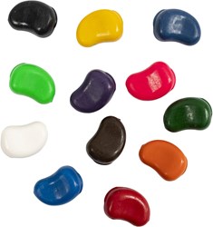 Creativ Company Bohnen Kreide Sojabasis 12 Farben ergonomisch Kinder