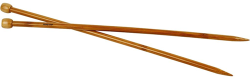Creativ Company Stricknadeln Bambus 8 mm 35 cm - Bastelspielzeug