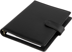 Creativ Company Bulletjournal Planer 19x23 cm schwarz Kunstleder