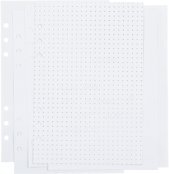 Creativ Company Bulletjournal Planer Seiten weiß 36 Stück Dots Papier