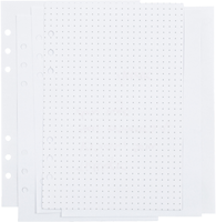 Creativ Company Bulletjournal Planer Seiten weiß 36 Stück Dots Papier