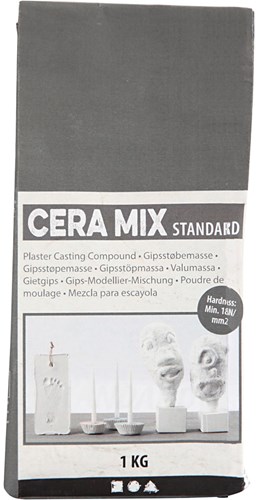 Creativ Company Gips Gießmasse weiß 1000g - Bastelmaterial für Kinder