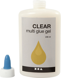 Creativ Company Bastelkleber Multi Glue Gel 236 ml transparent Hobby