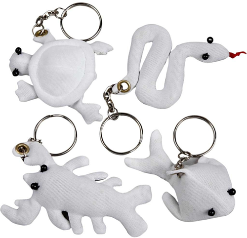 Creativ Company Creepy-Crawly Schlüsselanhänger Spielzeug Polyester Sand