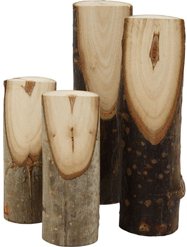 Creativ Company CC Deko-Baumstamm 4-teilig