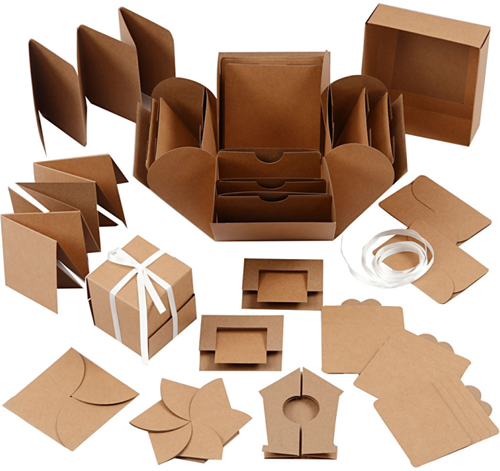 Creativ Company CC Explosionsbox 12x12 cm Kraftbraun