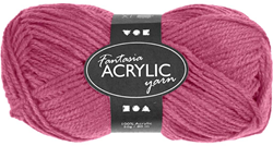 Creativ Company Acrylgarn rosa 50g 80m - weiches Textilgarn
