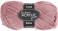 Creativ Company Acrylgarn hellrot 80m 50g Textilgarn