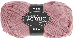 Creativ Company Acrylgarn hellrot 80m 50g Textilgarn