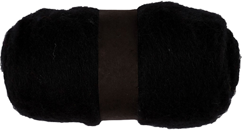 Creativ Company CC kardierte Wolle 100gr Schwarz