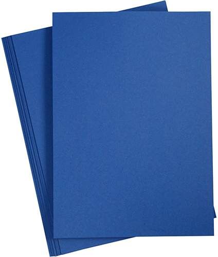 Creativ Company CC farbiger Karton, A4, Mitternachtsblau, 20 Blatt
