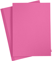 Creativ Company Bastelkarton A4 pink 20 Blatt Bastelpapier