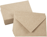 Creativ Company Recycling-Umschläge C7 Natur 50 Stück umweltfreundlich Papier