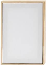 Creativ Company Leinwand mit Rahmen 15,8x23,8 cm weiß 10 Stück
