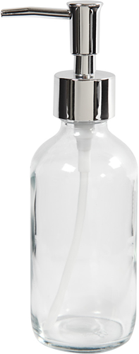 Creativ Company CC Seifenpumpe aus Glas, 19,3 cm, transparent