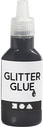 Creativ Company Glitzerkleber schwarz 25 ml Bastelspaß