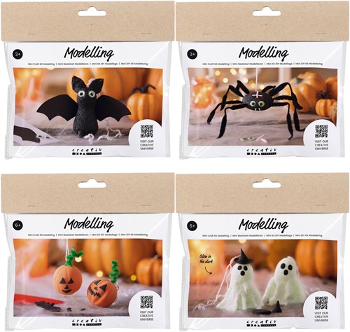 Creativ Company CC Halloween Mini Hobbyset Modellierset 4-teilig