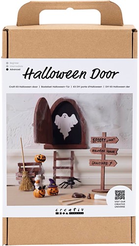 Creativ Company CC Hobbyset Miniatur-Halloween-Tür