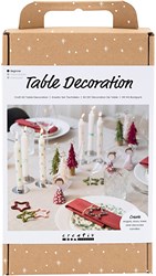 Creativ Company Bastelset Weihnachts Tischdekoration Engel Bäume Sterne