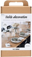 Creativ Company Bastelset Tischdekoration Natur DIY Set Tischdeko Basteln