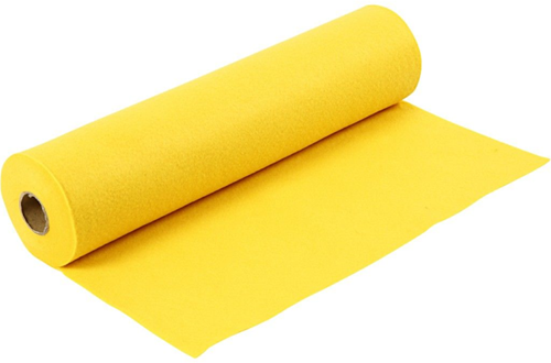 Creativ Company CC Hobby Filz auf Rolle, 5 m, Gelb