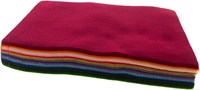 Creativ Company Bastelfilz Set - 24 Blatt bunt A4 Filzstoff