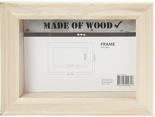 Creativ Company CC 3D-Holzrahmen 18,2 x 23,2 cm