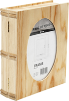 Creativ Company Holzbox Buchform mit Passepartout 21,7x18 cm Dekoration