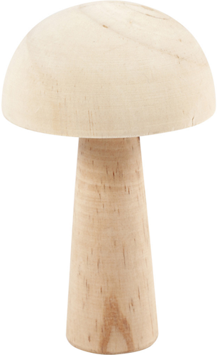 Creativ Company Holzpilz Dekoration 14x9 cm natur
