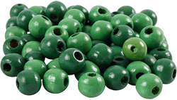 Creativ Company CC Houten Kralen 10 mm Groen 70 stuks