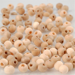Creativ Company CC Houten Kralen 5 mm Naturel 100 stuks