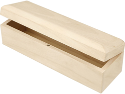 Creativ Company Holz Aufbewahrungsbox Spielzeug rechteckig 20x6x6 cm