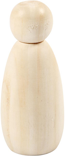 Creativ Company CC Holzkörper groß 8 cm 3 Stück