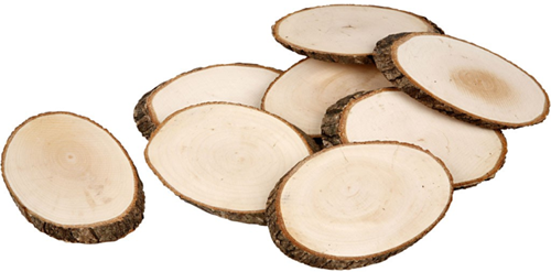 Creativ Company CC Houten Schijven 11x7,5 cm 12 stuks