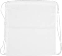 Creativ Company Baumwoll-Turnbeutel weiß mit Kordelzug 37x41 cm