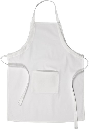 Creativ Company CC Katoenen Schort met Zak M-XL cm Wit