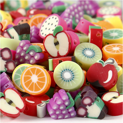 Creativ Company CC Klei Kralen Fruit 10 mm 200 stuks