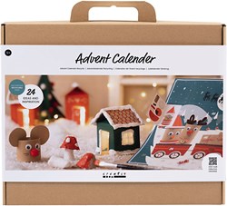 Creativ Company Basteln Adventskalender Recycling Winterlandschaft