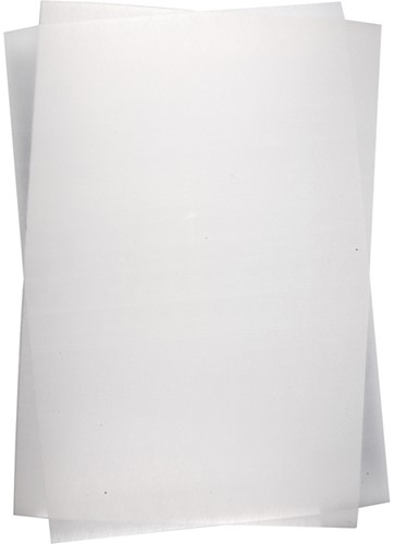 Creativ Company CC-Schrumpffolie, transparent, matt, A4, 0,3 mm dick, 10 Blatt