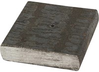Creativ Company Metallfuß Bastelbasis und Dekoration 4x4x1 cm