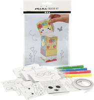 Creativ Company Bastelset Prinzessin Stapelblöcke Karton Kinder