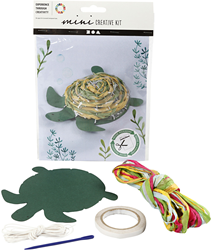 Creativ Company Bastelset Schildkröte - Kreatives Hobby Kit für Kinder